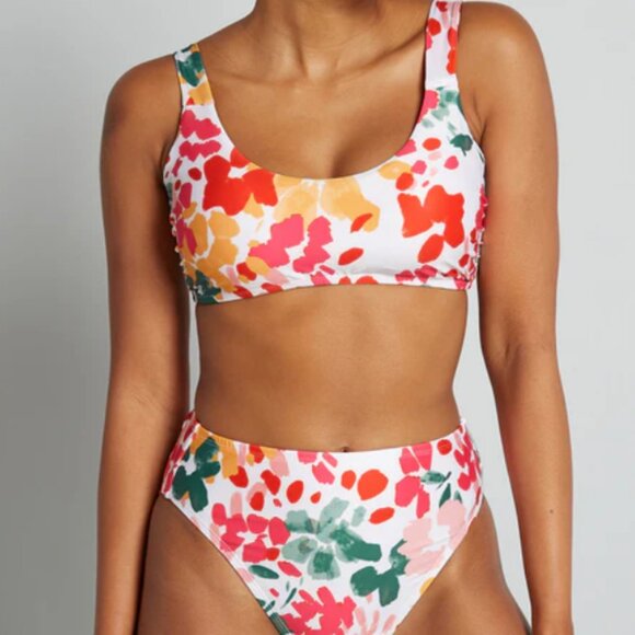 Modcloth Bikini Top & Bottom Size Medium NWT - Picture 1 of 2
